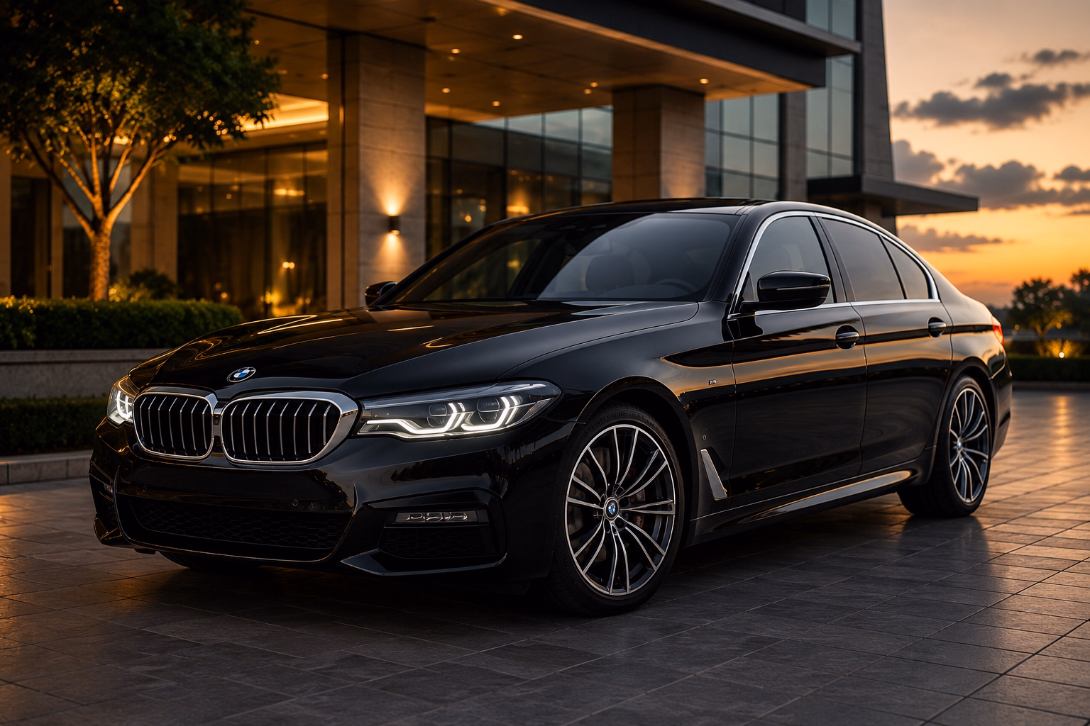 BMW luxury car rental with chauffeur in Jaipur
